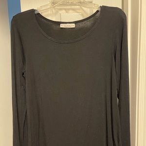 Bryn Walker dressy black knit top
